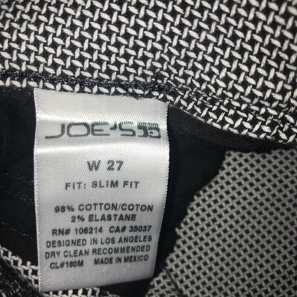 Joe’s jj jeans 👖 slim fit 👖 weaved print - Picture 2 of 4